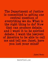 Justice Department quote #2