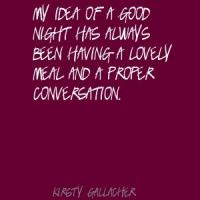 Kirsty Gallacher's quote