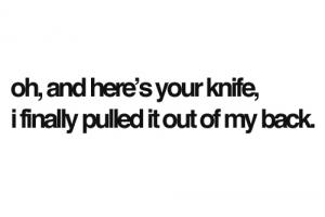 Knife quote #6