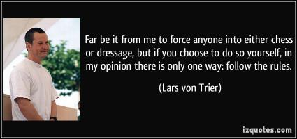 Lars von Trier's quote