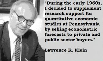 Lawrence R. Klein's quote #5