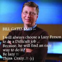 Lazy People quote #1