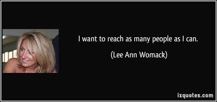 Lee Ann Womack's quote