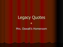 Legacies quote #2