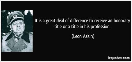 Leon Askin's quote