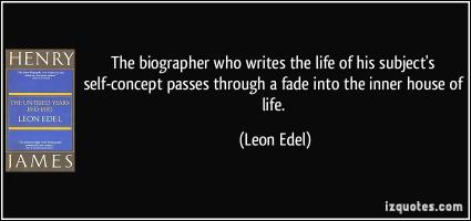 Leon Edel's quote #1