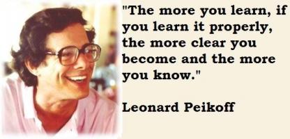 Leonard Peikoff's quote #1