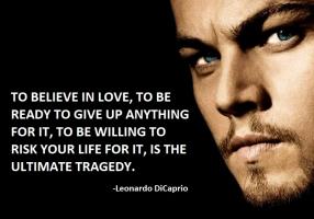 Leonardo Dicaprio quote #2