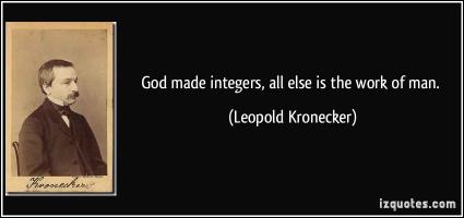 Leopold Kronecker's quote #1