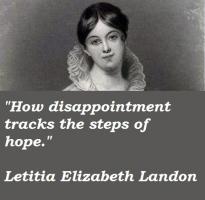 Letitia Elizabeth Landon's quote