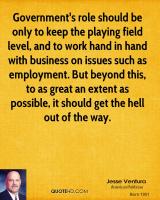 Level Playing Field quote #2