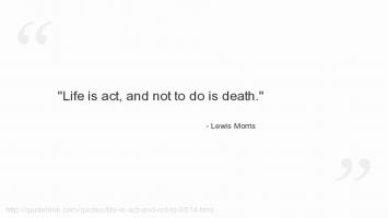 Lewis Morris's quote #1