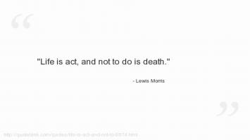 Lewis Morris's quote #1