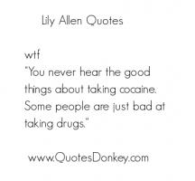 Lily Allen's quote