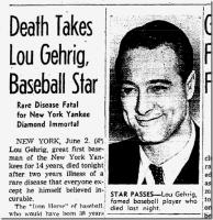 Lou Gehrig's quote #4