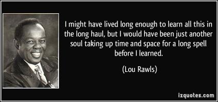 Lou Rawls's quote #2