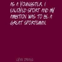 Lynn Davies's quote
