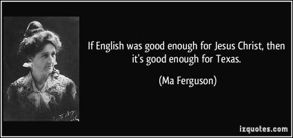 Ma Ferguson's quote