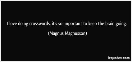 Magnus Magnusson's quote #2