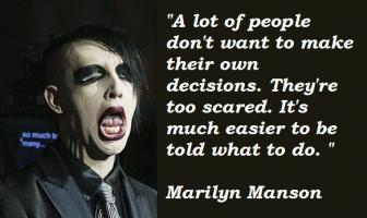 Manson quote #1