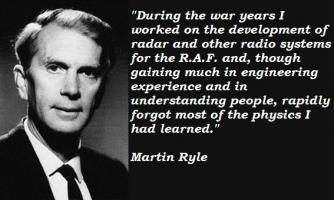 Martin Ryle's quote