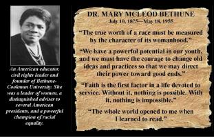 Mary McLeod Bethune's quote