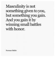 Masculinity quote #2