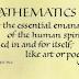 Mathematics quote #2