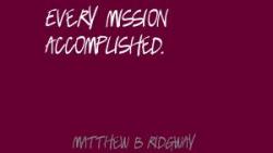 Matthew B. Ridgway's quote #1