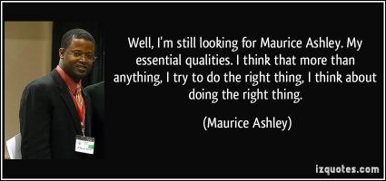 Maurice Ashley's quote #3