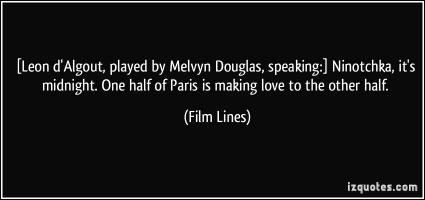 Melvyn Douglas's quote #1