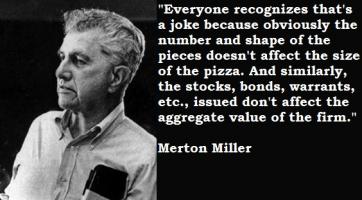 Merton Miller's quote