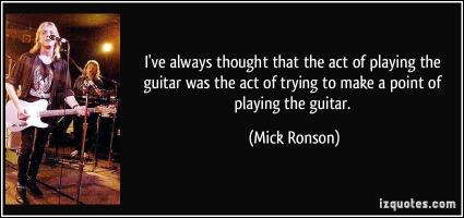 Mick Ronson's quote #1