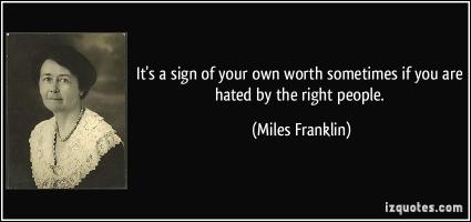 Miles Franklin's quote #1