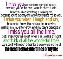 Miss You quote #2