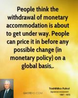 Monetary quote #1