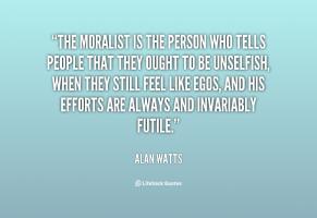 Moralist quote #1