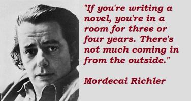 Mordecai Richler's quote