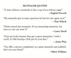 Moustache quote #2