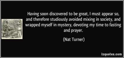 Nat Turner's quote
