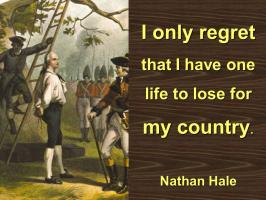 Nathan Hale's quote #2