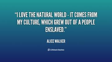 Natural World quote #2