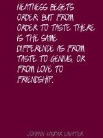 Neatness quote #2