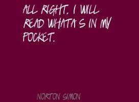 Norton Simon's quote #3