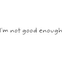 Not Good Enough quote #2