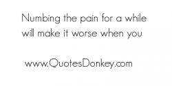 Numbing quote #1