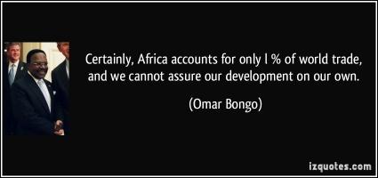 Omar Bongo's quote