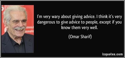 Omar Sharif's quote