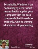 Operating Systems quote #2