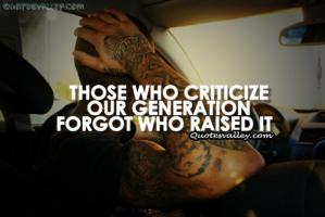 Our Generation quote #2